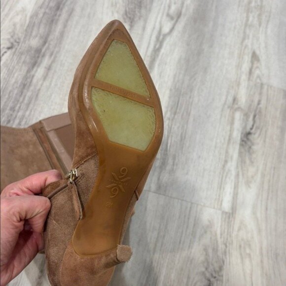 Nine West suede leather Elegant Tan Knee-High Women's Boots size 9 - Picture 7 of 10